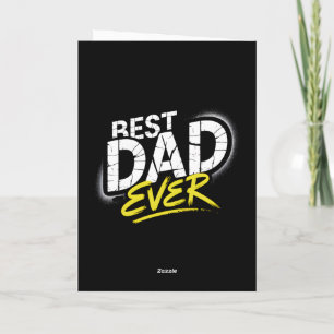 Beste Papa Ooit Graffiti Kunst Kaart