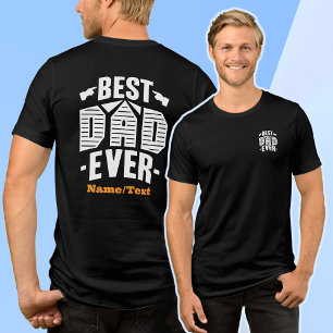 Beste Papa Ooit Grappige Vaderdag Heren T-shirts🖨 Tri-Blend Shirt
