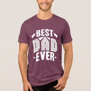 Beste papa ooit Grappige Vaderdag Mannen Tshirts G