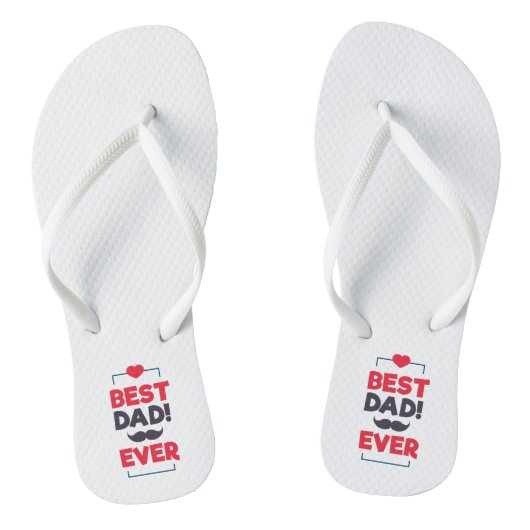 Beste papa ooit Happy Vaderdag | TEENSLIPPERS (Voetbed)
