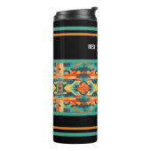 Beste papa ooit - Indiaanse Aztec Thermosbeker (Gedraaid links)