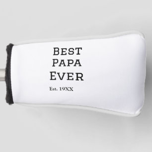 Beste papa ooit. Jaar datum naam vader's dag toevo Golfheadcover