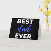 Beste papa ooit kaart (Gele Bloem)