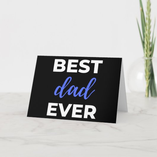 Beste papa ooit kaart (Voorkant)