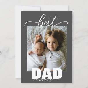 Beste papa ooit Kinderen foto Vaderdag Kaart