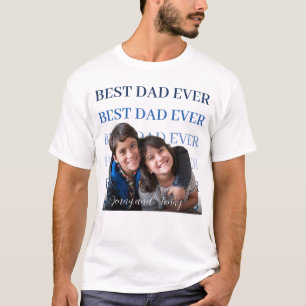 Beste papa ooit kinderfoto bundel cadeauset t-shirt