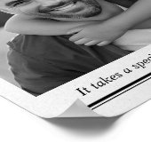 Beste papa ooit krant aangepaste foto poster (Hoek)