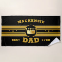 Beste Papa Ooit Kroon Naam Cadeau