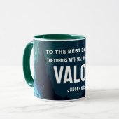 Beste Papa Ooit MIDDELAAR VAN DE WAARDE christelij Mok (Voorkant links)