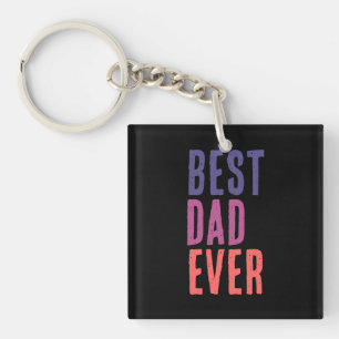 Beste Papa Ooit Minimalistisch Cool Professioneel Sleutelhanger