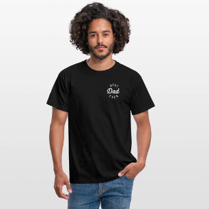 Beste Papa Ooit Minimalistisch Elegant T-shirt