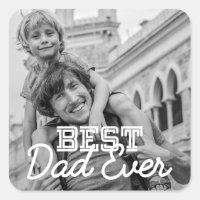 Beste papa ooit moderne coole steek aangepaste fot