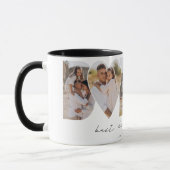 Beste papa ooit moderne fotocollage Vaderdag Mok (Links)