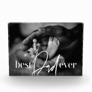 Beste Papa Ooit Moderne Klassieker Eenvoudig Elega Fotoblokken
