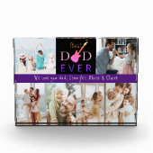 Beste papa ooit moderne vaders dag foto display (Voorkant)