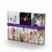 Beste papa ooit moderne vaders dag foto display (Rechts)