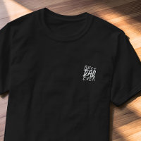 Beste papa ooit moderne zwarte en grijze grunge