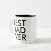 Beste papa ooit Mok | Vaderdag cadeau (Voorkant links)