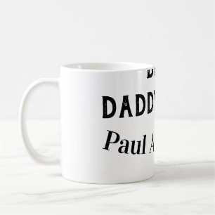 Beste papa ooit naam vet letter vaderdag tekst koffiemok