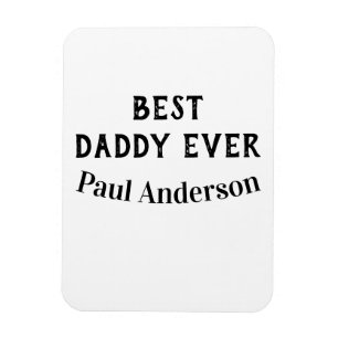 Beste papa ooit naam vet letter vaderdag tekst magneet