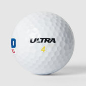 Beste papa ooit nautische Vaderdag Golfballen (Logo)