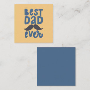 Beste papa ooit notitiekaartje