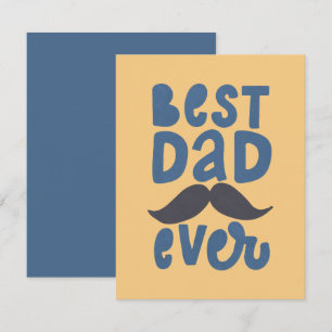 Beste papa ooit notitiekaartje