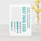 Beste papa ooit – Patriottisch eerbetoon aan het v Kaart (Gele Bloem)