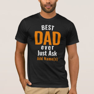 Beste papa ooit. Personaliseer T-shirt
