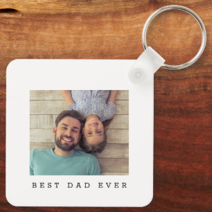 Beste papa ooit Persoonlijke foto  Sleutelhanger
