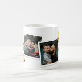 Beste papa ooit Retro | 2 Foto | Vaderdag Koffiemok (Center)