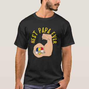 Beste Papa Ooit Roemeense Vader Vaderdag T-shirt