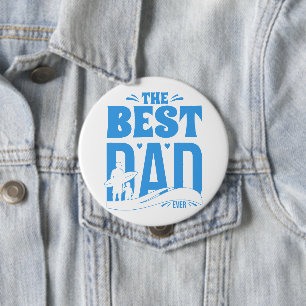 Beste papa ooit ronde button 4,0 cm