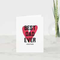 Beste Papa Ooit Roze Hart Vaderdag