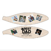 Beste papa ooit rustieke vaders dag foto collage basketbal (Panelen)