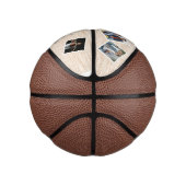 Beste papa ooit rustieke vaders dag fotocollage basketbal (Rechts)