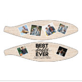 Beste papa ooit rustieke vaders dag fotocollage basketbal (Panelen)