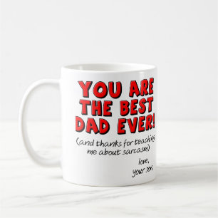 Beste Papa Ooit Sarcastische Grappige Cadeauw Mok