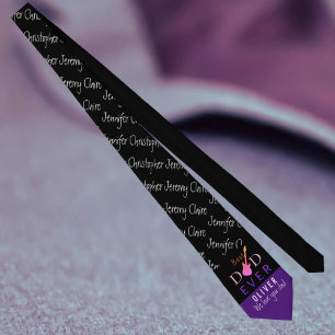 Beste papa ooit Script Schattige Cool Modern Fathe Stropdas