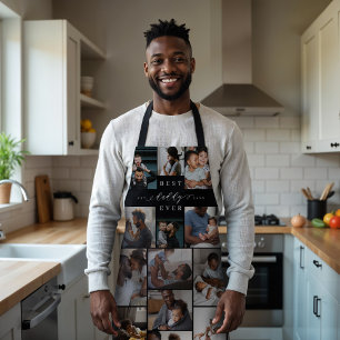 Beste papa ooit script vaders dag fotocollage schort