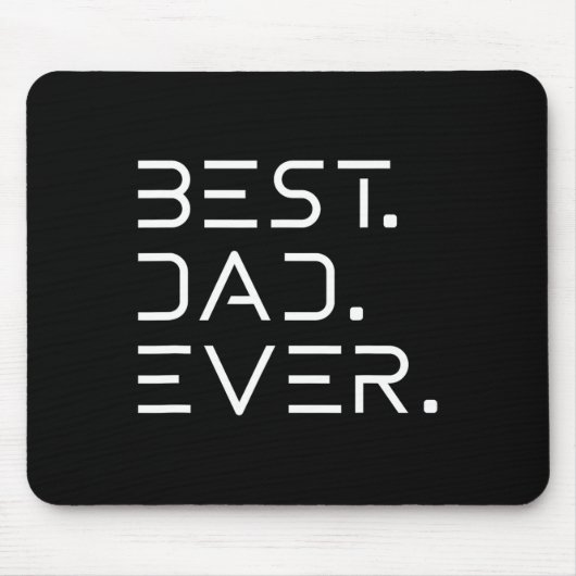Beste papa ooit Shirt Modern Developer Programmer Muismat (Voorkant)