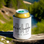 Beste papa ooit sinds 20XX Modern Simple Preppy Blikjeskoeler