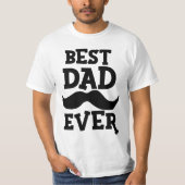BESTE PAPA OOIT | SNOR | VADERDAG T-SHIRT (Voorkant)