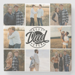 "Beste Papa Ooit" stenen coasters Onderzetter