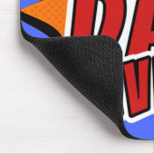 Beste Papa Ooit Strip Superheld Vaderdag Muismat (Hoek)