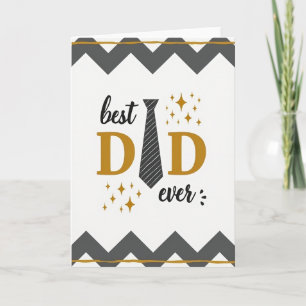 Beste Papa Ooit Tie Art Kaart