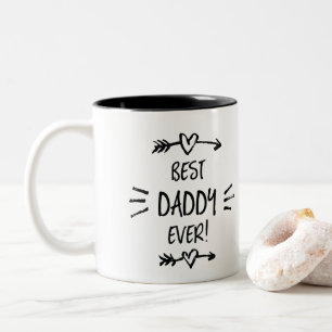 Beste papa ooit tweekleurige koffiemok