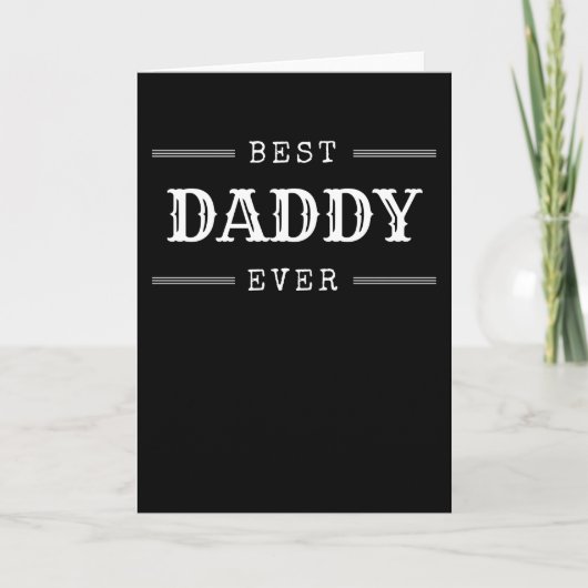 Beste papa ooit vader cool cadeau voor vaders kaart (Voorkant)