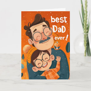 Beste Papa Ooit Vader en Zoon Kaart