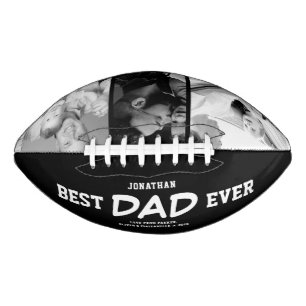 Beste papa ooit vader & kinderen foto ontwerp american football